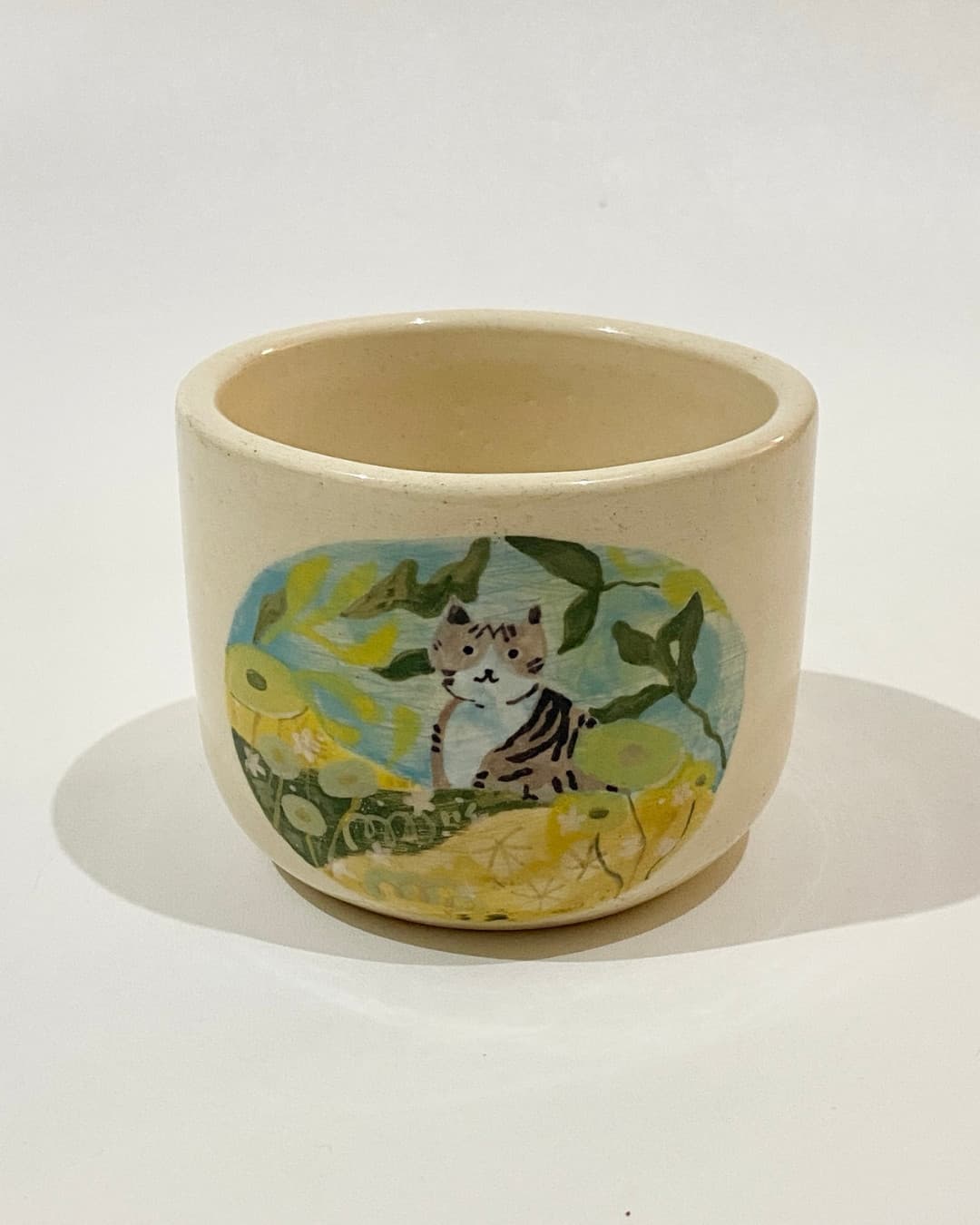 Garden Cat Cup